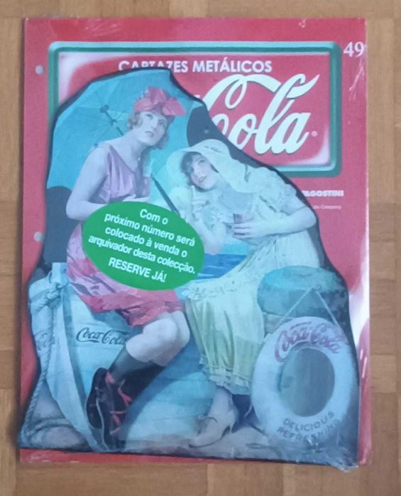 Cartazes metálicos Coca-Cola  (Colecção completa)