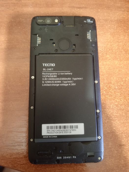 Смартфон Tecno pop 2f