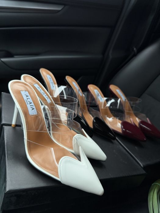 Туфли ALAÏA алая мюлі алаїа алая туфлі сабо alaia alaila