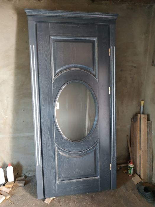 Дверні полотна дубові , нові фарбовані