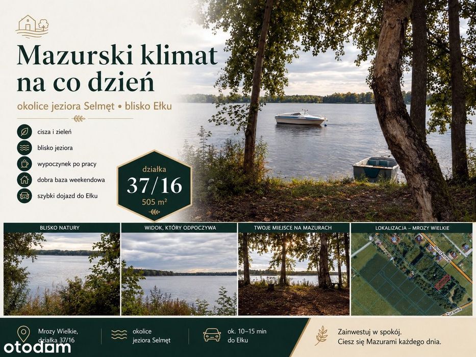 Działka 505 m² | Mrozy Wielkie | 5 km od Ełku | Selmęt | media - Widok 4