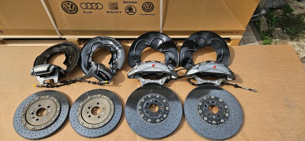 AUDI S6 RS6 S7 RS7 C7 4G HAMULCE CERAMICZNE CERAMIKA TARCZE ZACISKI KLOCKI