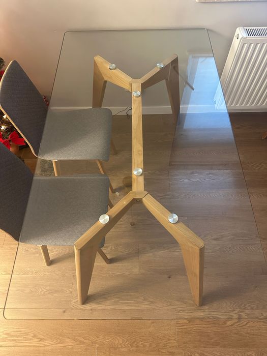 Stół szklany NIE Ikea 160x90