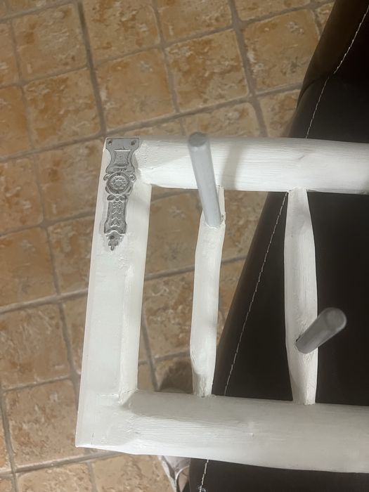 Cabide em madeira comprado na La Redoute