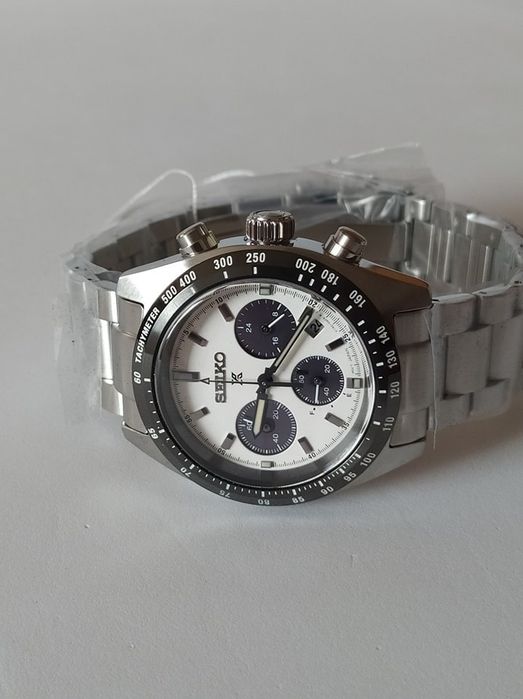 *OPORTUNIDADE* Seiko Solar "Panda" Cronógrafo SSC813P1 SPEEDTIMER (39
