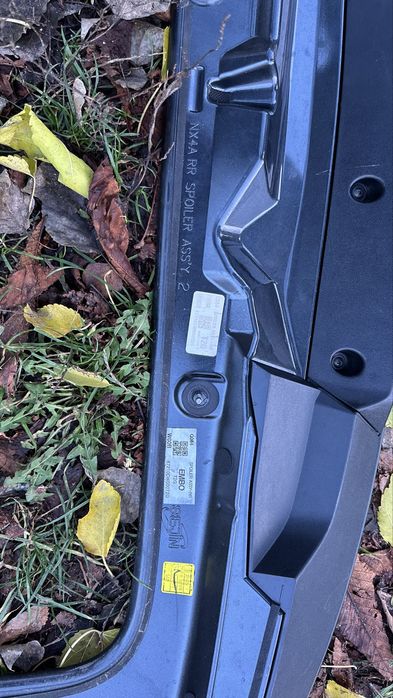 Спойлер накладка ляди і полка багажника Hyundai Tucson IV (2020-23)