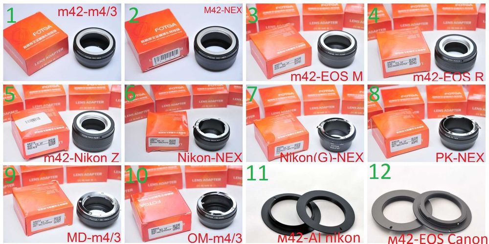 FOTGA M42 - Micro 4/3 Адаптер, переходник Olympus Panasonic