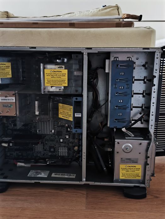 HP ProLiant ML350 G6 | 96GB RAM | 2x Xeon | 7x SAS 300GB | RAID