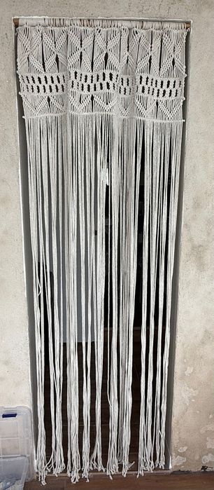Cortina em Macrame