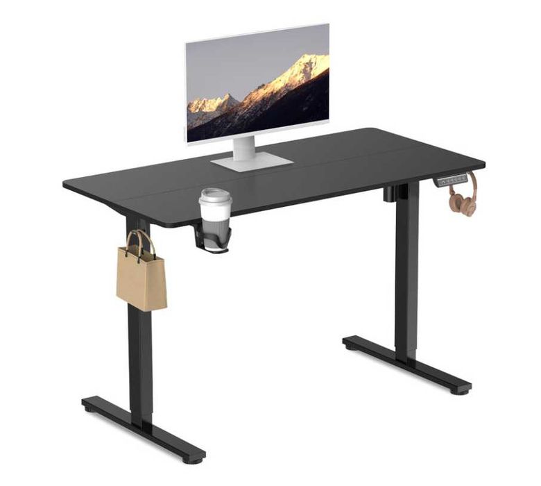 Mesa elétrica regulável em altura, 120x60cm, RATTANTREE Smart Desk com função de memória de 3 posições