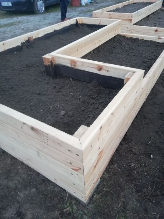 Skrzynia na warzywa warzywniak podwyższone grządki