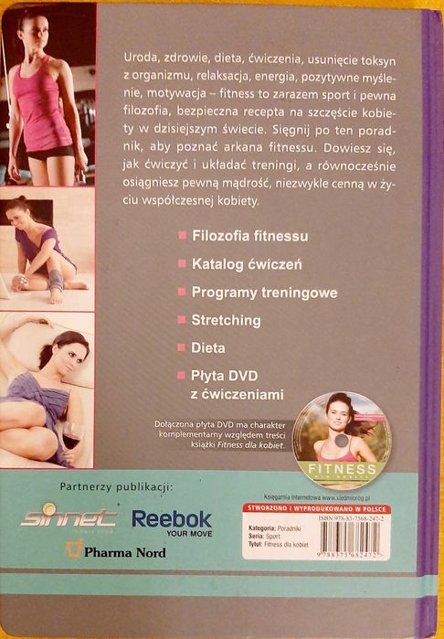 Fitness dla kobiet- Książka i DVD