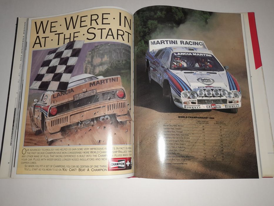 Anuário Rallycourse 1984 Blomqvist Audi Grupo B