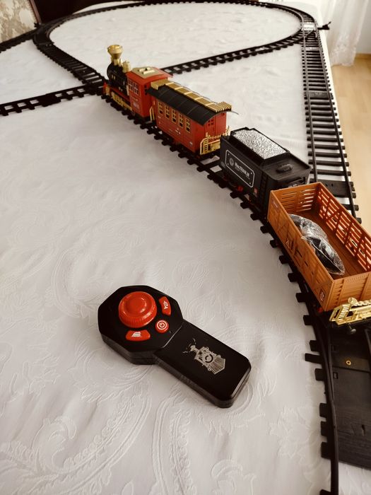 Величезна залізниця 9м ,,Ретро паровоз''  Classic Train 9015