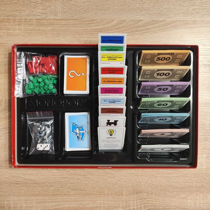 Оригінал українською мовою! Настільна гра Монополія Україна, Hasbro