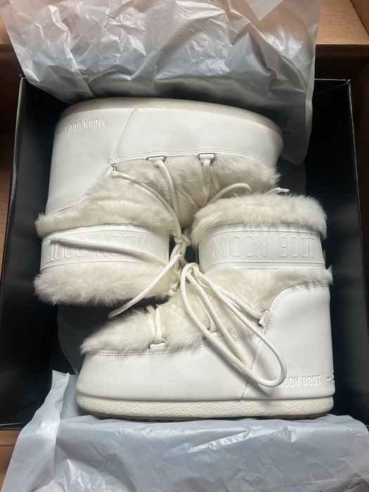 Moon boot faux fur