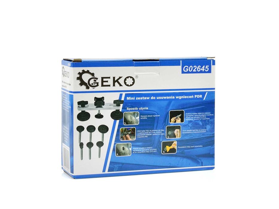 Набор для удаления вмятин PDR GEKO G02645, вм'ятин на автомобілі