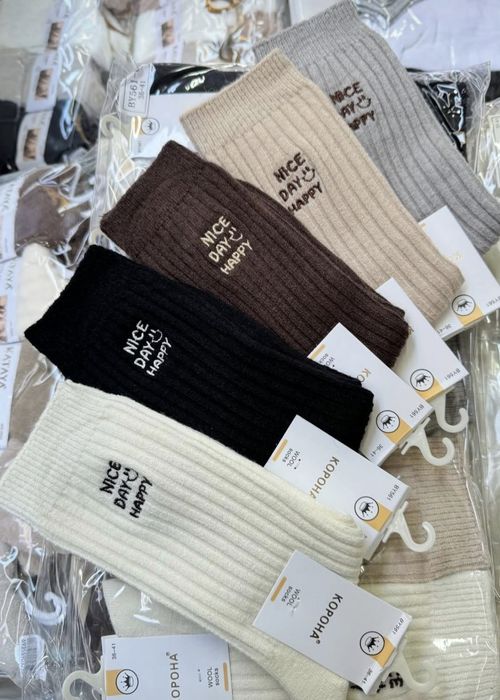 Жіночі вовняні, шерстяні шкарпетки, кашемірові, термо носки