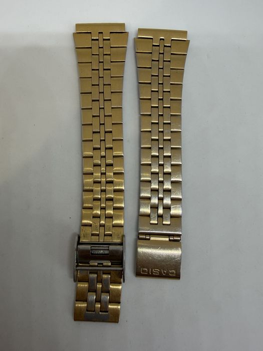 Bransoleta do zegarka Casio Japan 19 mm złota vintage sprawna