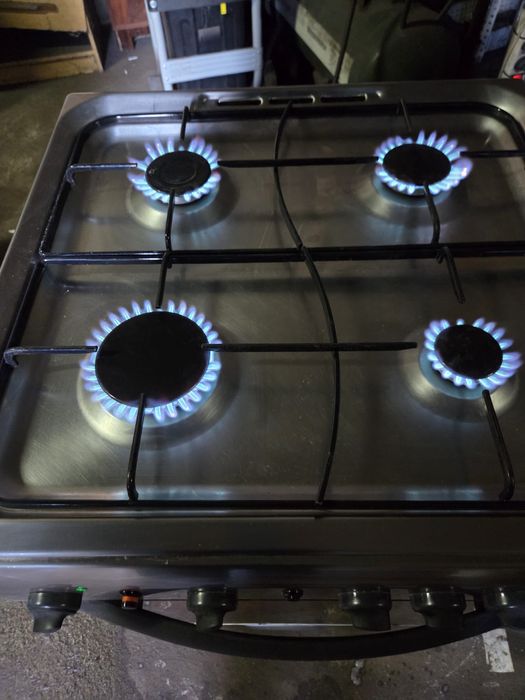 Fogão inox em bom estado