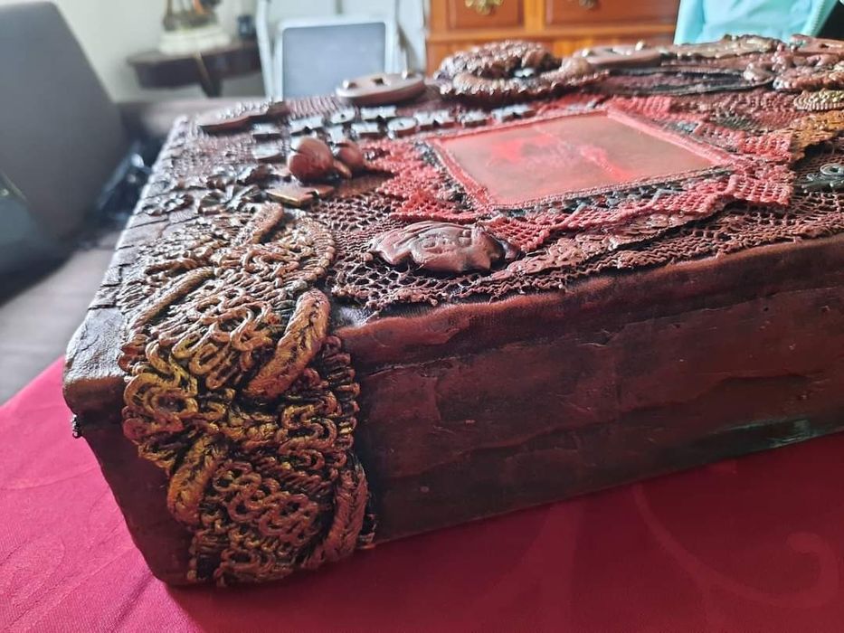 Caixa lembranças reciclada