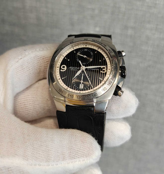 Чоловічий годинник Alpina Al-700X4A6 Automatic Chronograph Swiss made