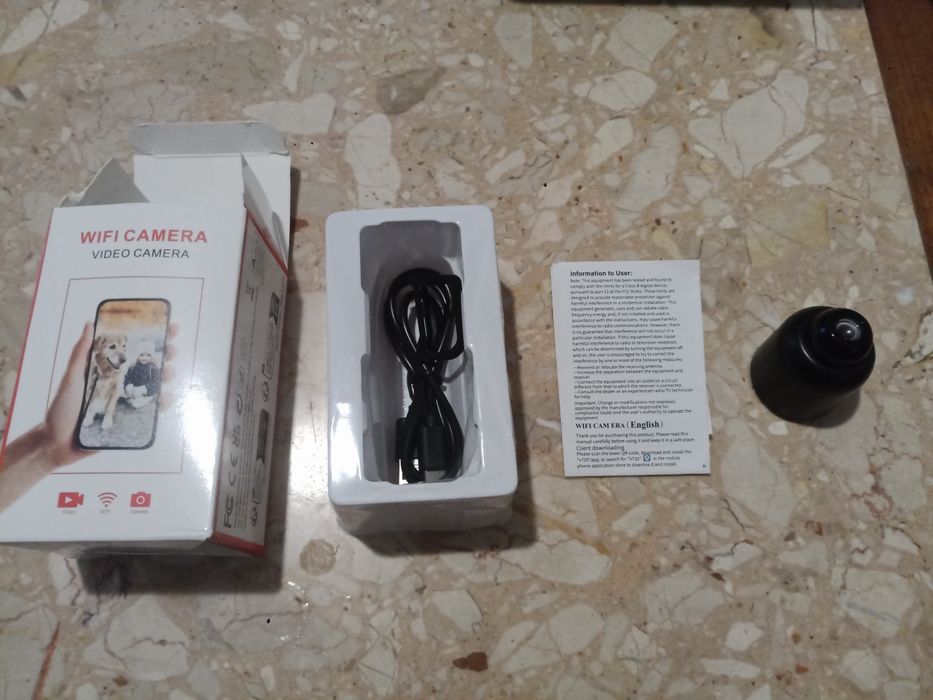 Câmara WiFi  discreta  com visão noturna
