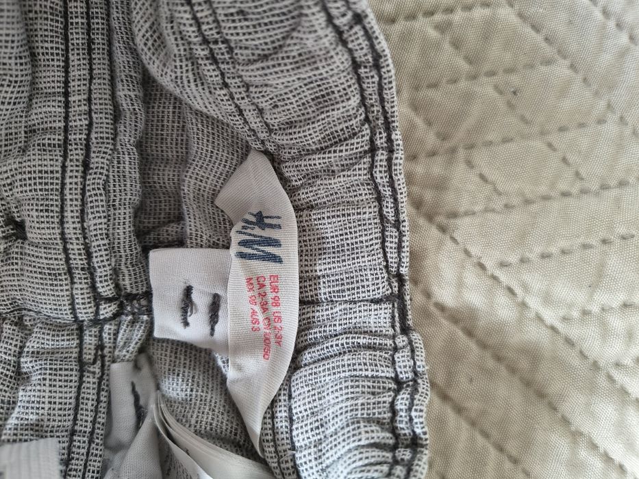Chłopięce długie lniane spodnie H&M 98