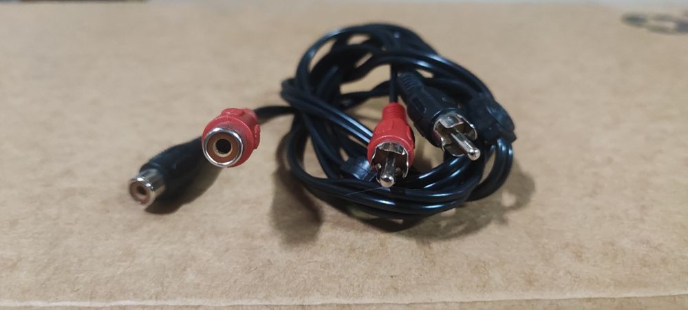 Cabo 2-Rca Macho / 2-Rca Fêmea