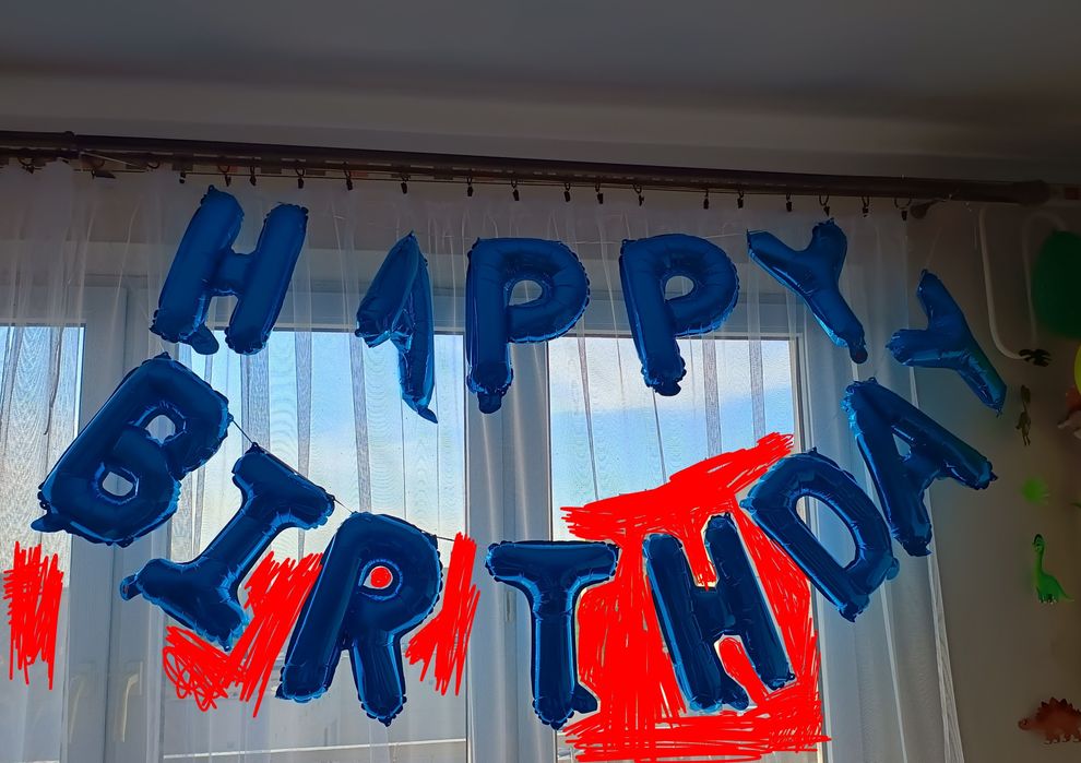 Balony foliowe Happy Birthday 30