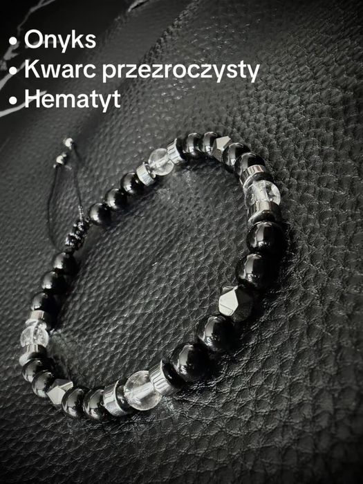 Bransoletki męskie kamienie do wyboru
