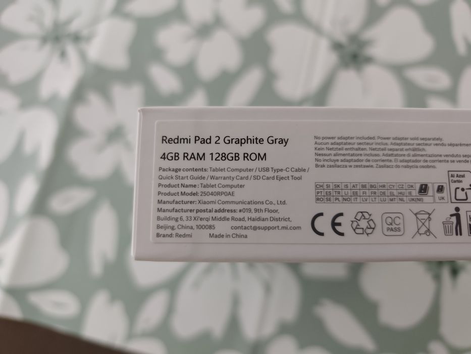 Xiaomi redmi pad 2 miętowy