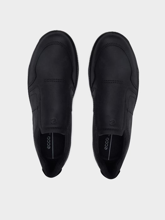 męskie sneakersy ECCO Byway Nubukowe wsuwane, Czarny, EU 42