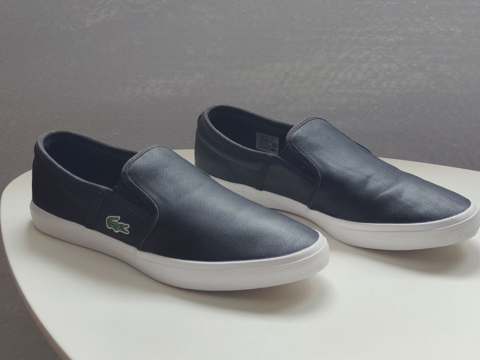 Чоловічі шкіряні сліпони Lacoste , р.44