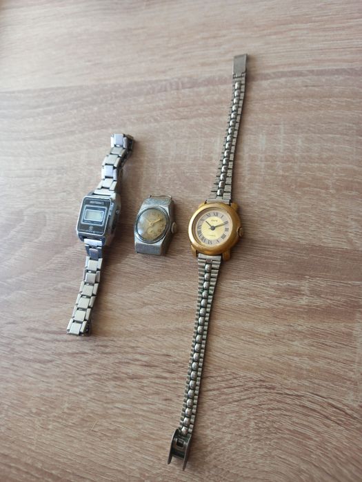 Часы женские наручные заря, электроника 5, звезда