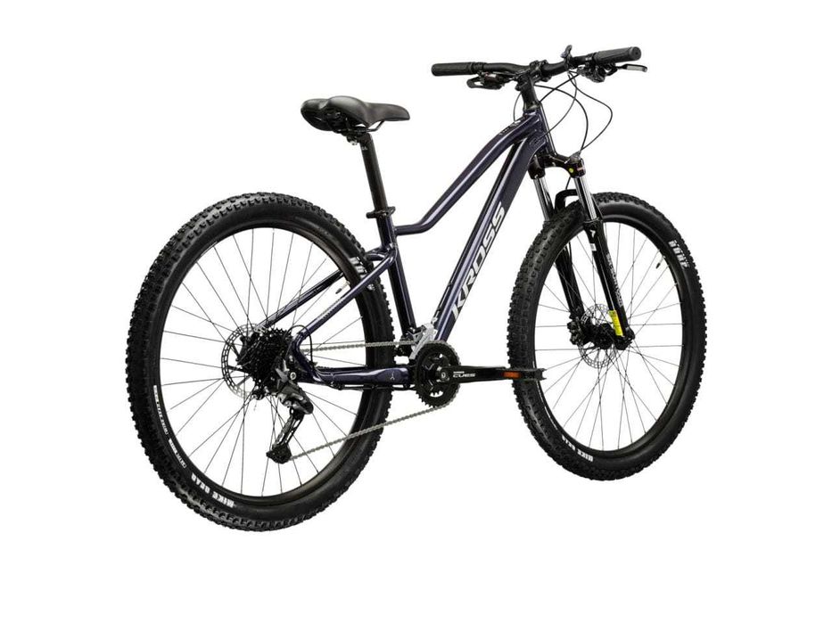 Rower Kross LEA 5.0 damski Shimano Cues granatowo-srebrny r S