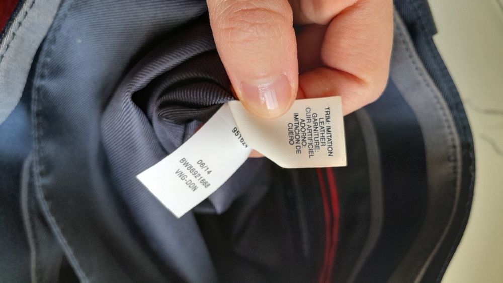Stylowa torebka w paski Tommy Hilfiger  do ręki i na ramię