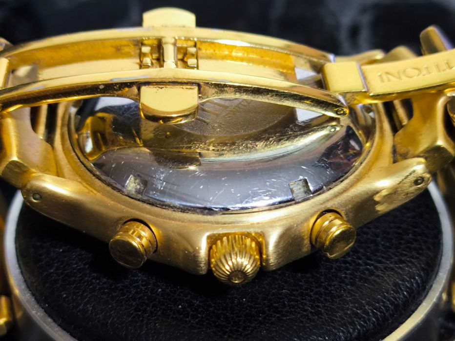 Titoni Chronograph Automatic Swiss Made Self Winding Gold Plated идеал