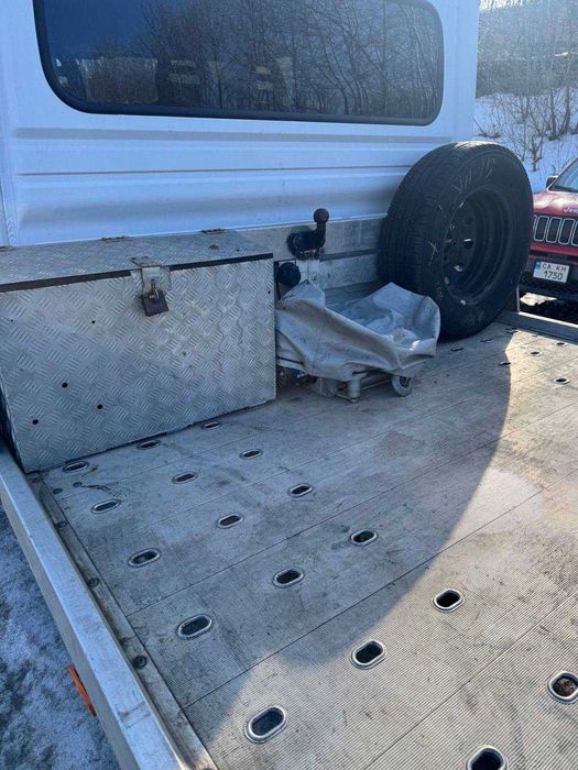 Автовоз Fiat Ducato 2015 3.0 multijet з платформою та дубль-кабіною