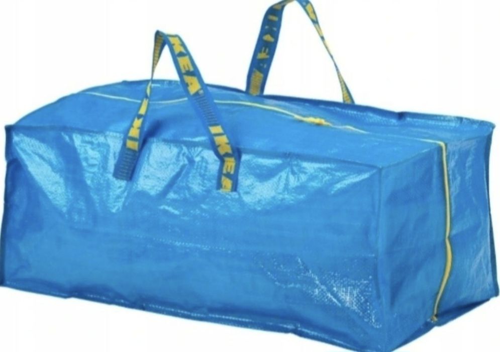 1zl wysyłka Torba 2sztuki Gigant XXXL 76L na zamek IKEA MOCNA Nowa