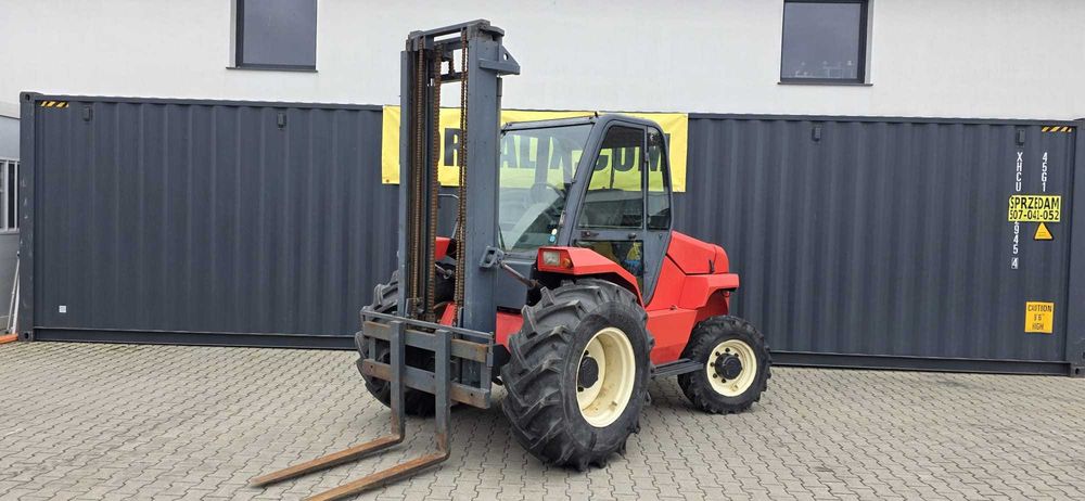Terenowy wózek widłowy MANITOU BF M26-4 sprowadzony triplex napędy 4x4