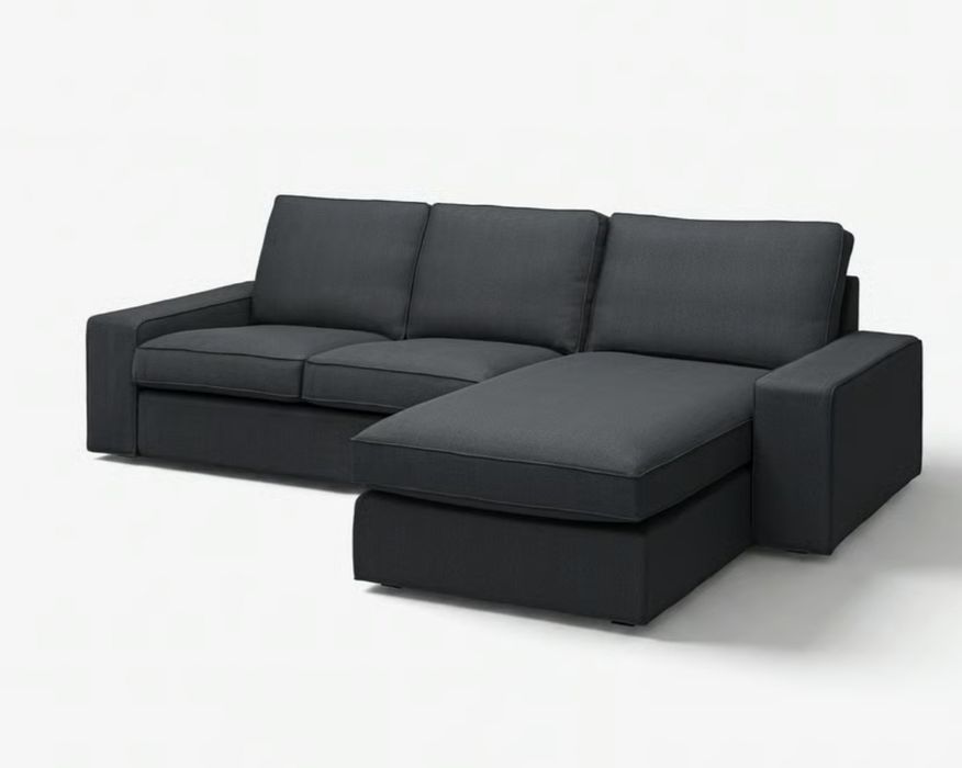 Sofá Kivic com chaise longue - fantástico, pouco uso e melhor preço
