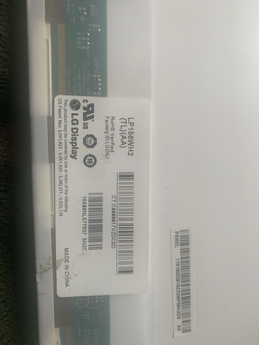 Матриця 15.6" LP 156 WH2(TL) (AA) для ноутбука Lenovo Asus Acer HP