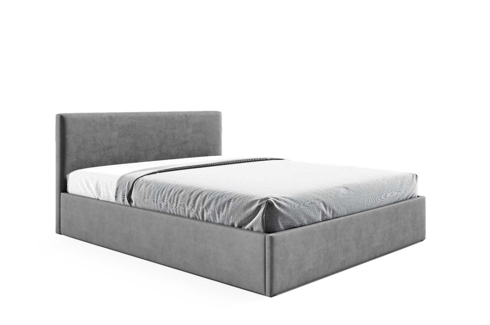 Podnoszone łóżko tapicerowane BASIC ze stelażem 90/20/140/160/180x200