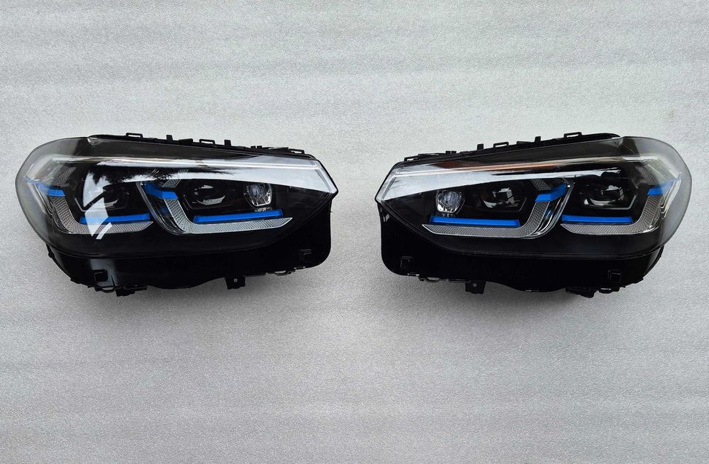 Передні фари BMW X3 X4 G01 G02 17-21 фары оптика Full Led LCI Laser