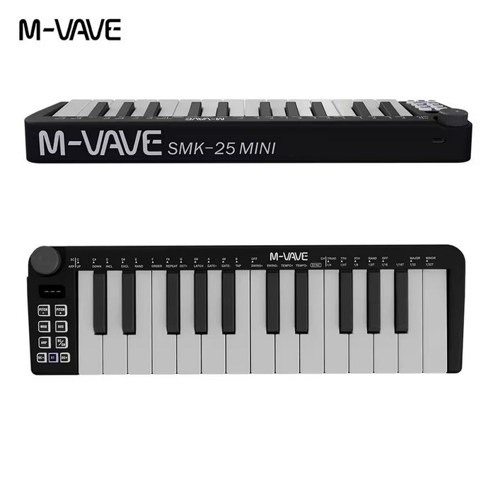 Bluetooth Midi клавіатура / міді контролер  M-VAVE SMK-25 Mini