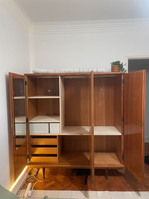 Armário vintage Formica – Anos 60 - wardrobe mid century