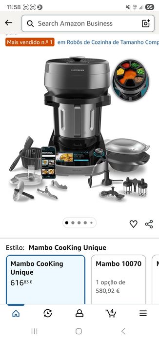 Robot Cozinha Cecotec Mambo CooKing Unique Unique