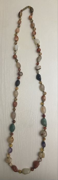 Агатове намисто, 80 см.