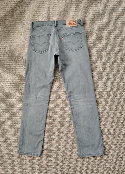 Levi's 511 джинси slim fit оригінал W30 L30 сірі лівайс